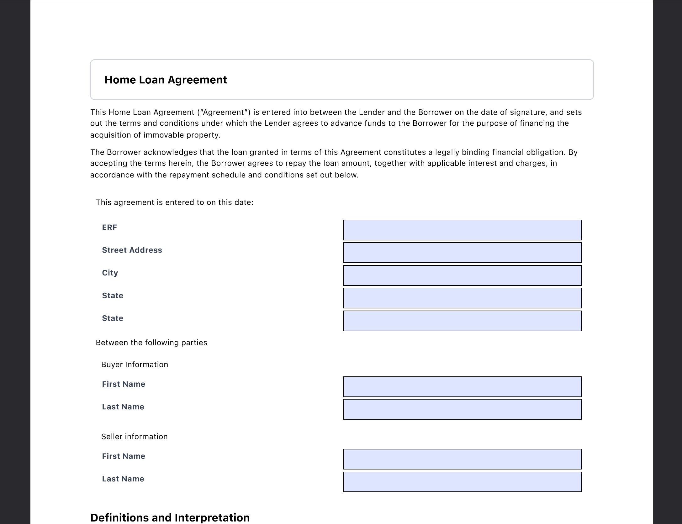 FileThis.io PDF Output - Professional PDF forms with fillable fields ready for submission